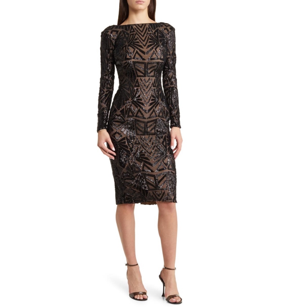 DRESS THE POPULATION: Emery Dress (NWT) - Picture 7 of 15